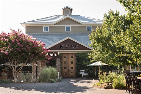 Kunde family winery - Closed New Year's Day, Thanksgiving, and Christmas Day. Closed at 2:00 pm on Christmas Eve and December 31. Contact. Phone (707) 833-5501. Email wineinfo@kunde.com. Address 9825 Sonoma Hwy. Kenwood, CA. 95452.